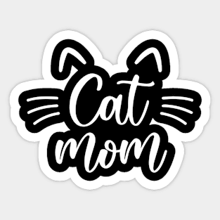 Cat Mom Sticker